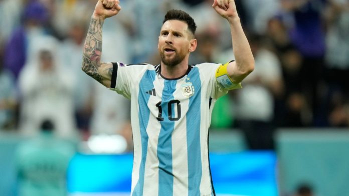 Argentina messi magic eliminates netherland