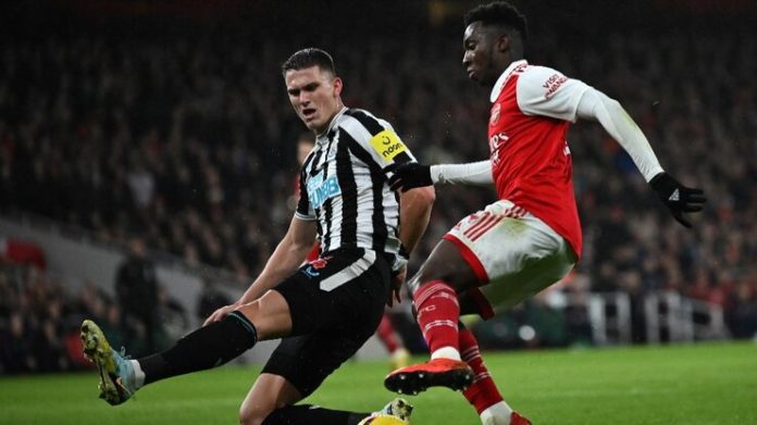 arsenal draw aginst newcastle