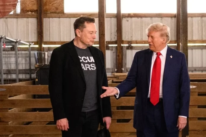 Elon Musk and Donald Trump