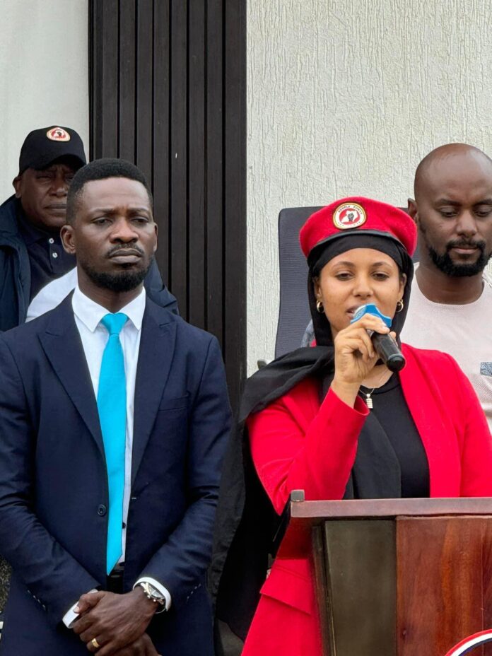 NUP candidate Salim Sultana WITH Bobi Wine