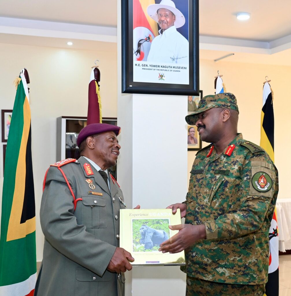 General Muhoozi Hosts South Africa’s Military Chief to Strengthen Defense Ties.
