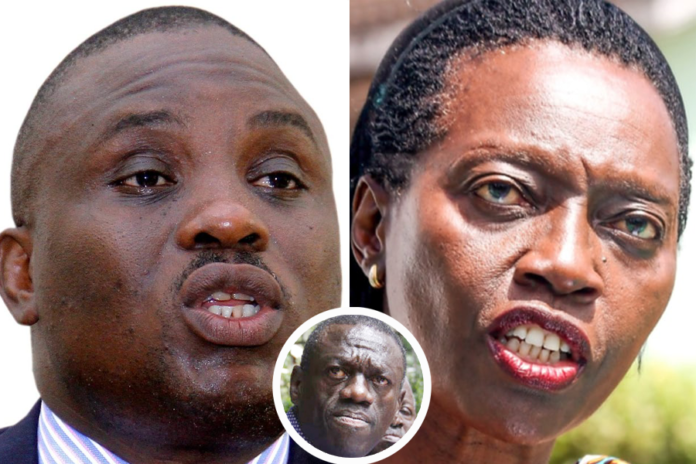 Lukwago-Karua Kenyan opposition leader Martha Karua, known as the Iron Lady, will head the legal team in the Kizza Besigye case, as announced by Lord Mayor Erias Lukwago during a PFF press briefing.