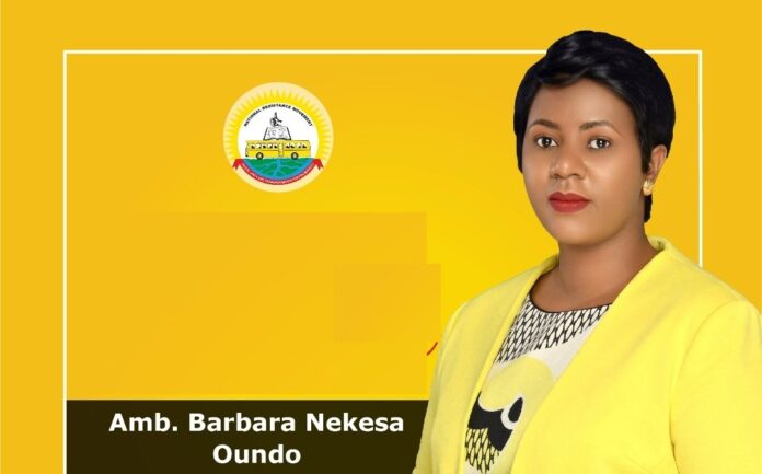 Ambassador Barbara Nekesa, the National Treasurer of the National Resistance Movement (NRM)