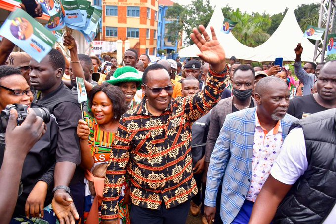 Hon. Mathias Mpuuga Nsamba, Member of Parliament for Nyendo/Mukungwe Constituency.