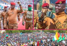 Burkina Faso Erupts: Thousands Swarm Streets to Defend Ibrahim Traoré After U.S. Accusations and Foiled Coup Plot